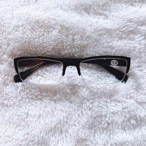 Sam Black Rectangular Reading Glasses